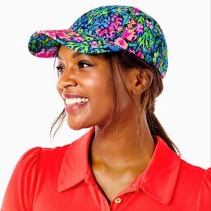 Lilly Pulitzer Run Around Hat in Multi Festive Fantasy